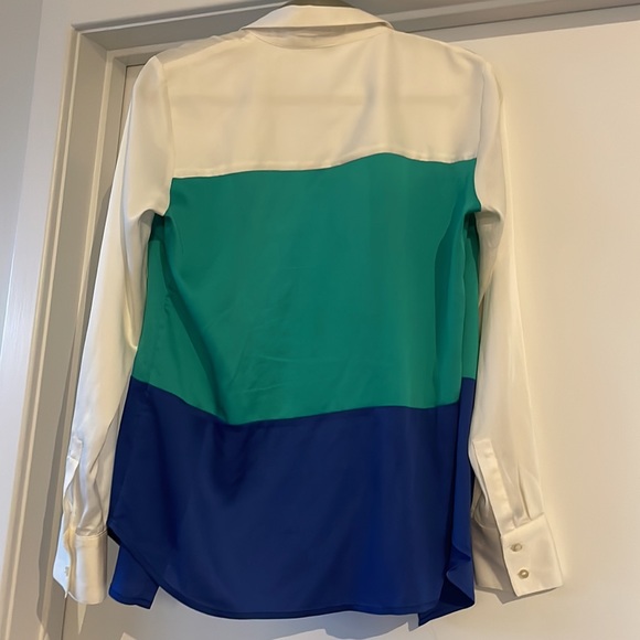 Ann Taylor Colorful Button Down Blouse - Size 4 - Picture 11 of 11